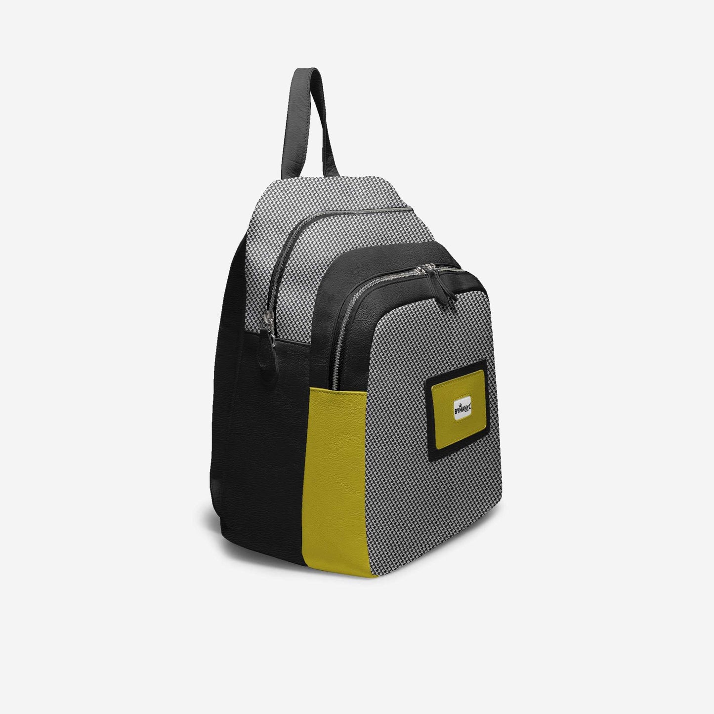 Black & Yellow Vegan Backpack BYMANYC ® New York – Italy Made by BYMANYC ® New York