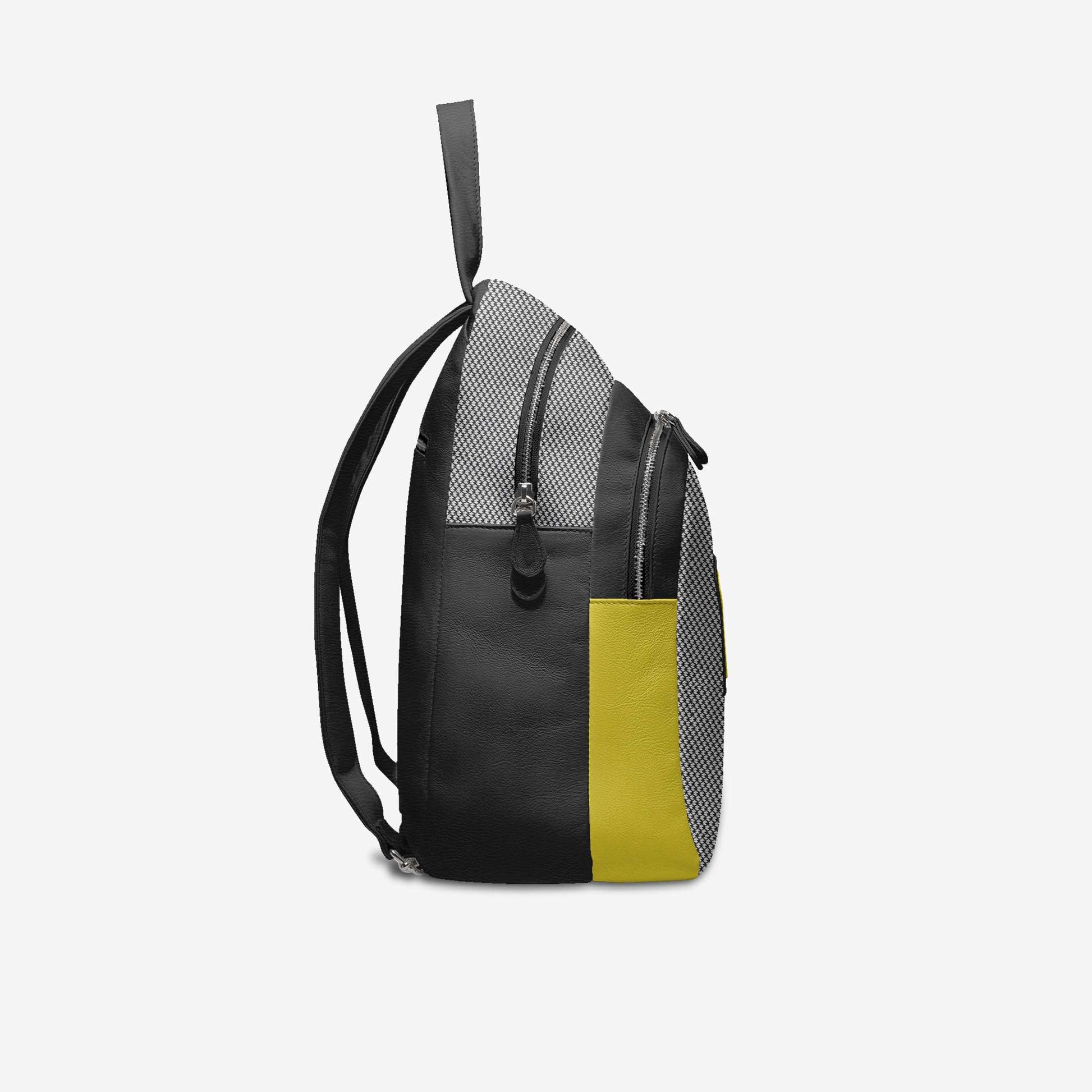 Black & Yellow Vegan Backpack BYMANYC ® New York – Italy Made by BYMANYC ® New York
