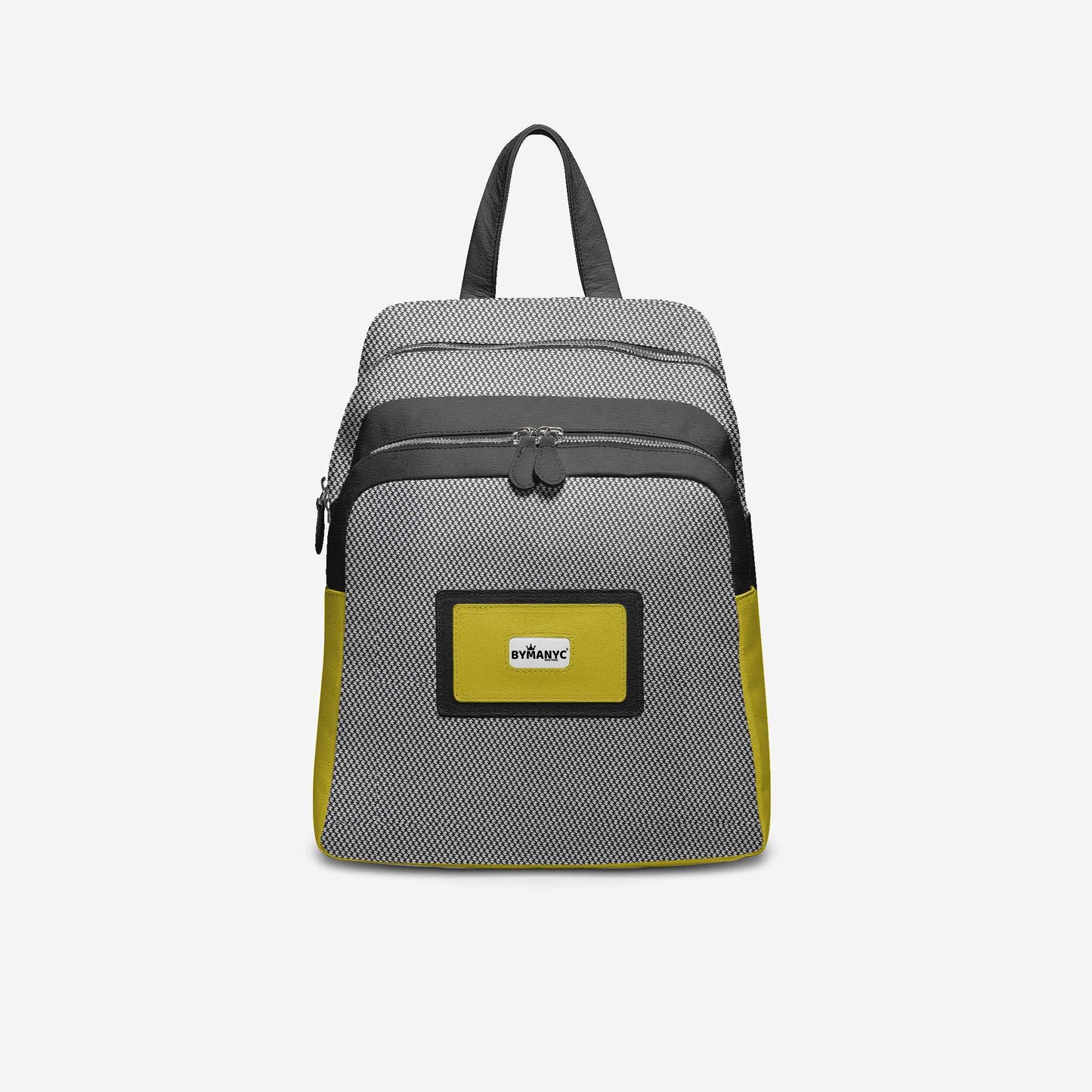 Black & Yellow Vegan Backpack BYMANYC ® New York – Italy Made by BYMANYC ® New York