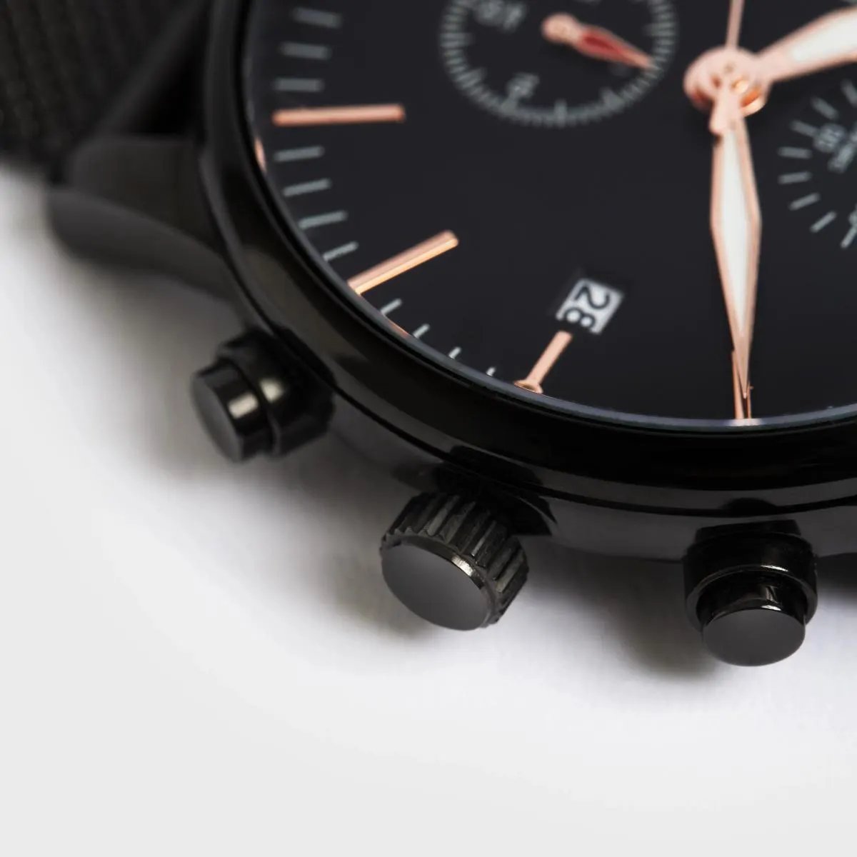 Men's Steel Mesh-Belt Watch by Lime Dionysus