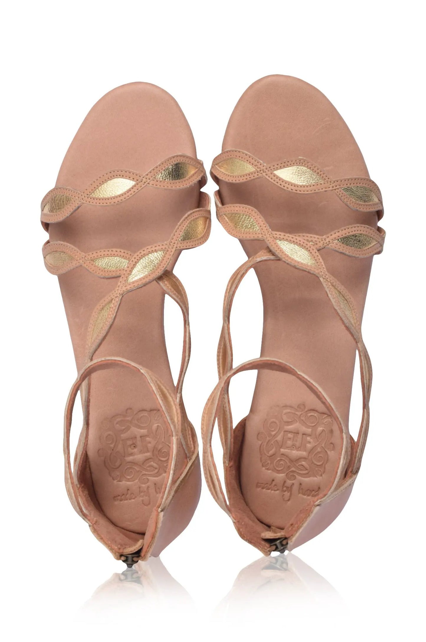 Blossom Leather Sandals by ELF