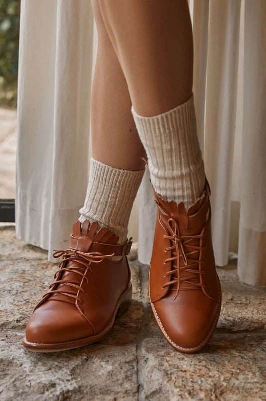 Boston Leather Oxfords by ELF