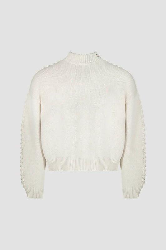 Braided Knit Sweater by Hideout