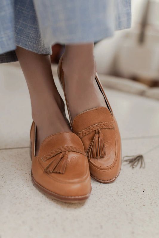 Brooklyn Leather Loafers with Tassel by ELF