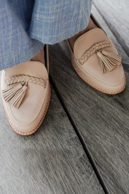 Brooklyn Leather Loafers with Tassel by ELF