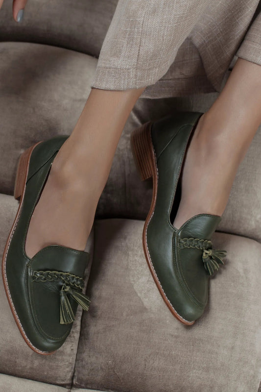Brooklyn Leather Loafers with Tassel by ELF