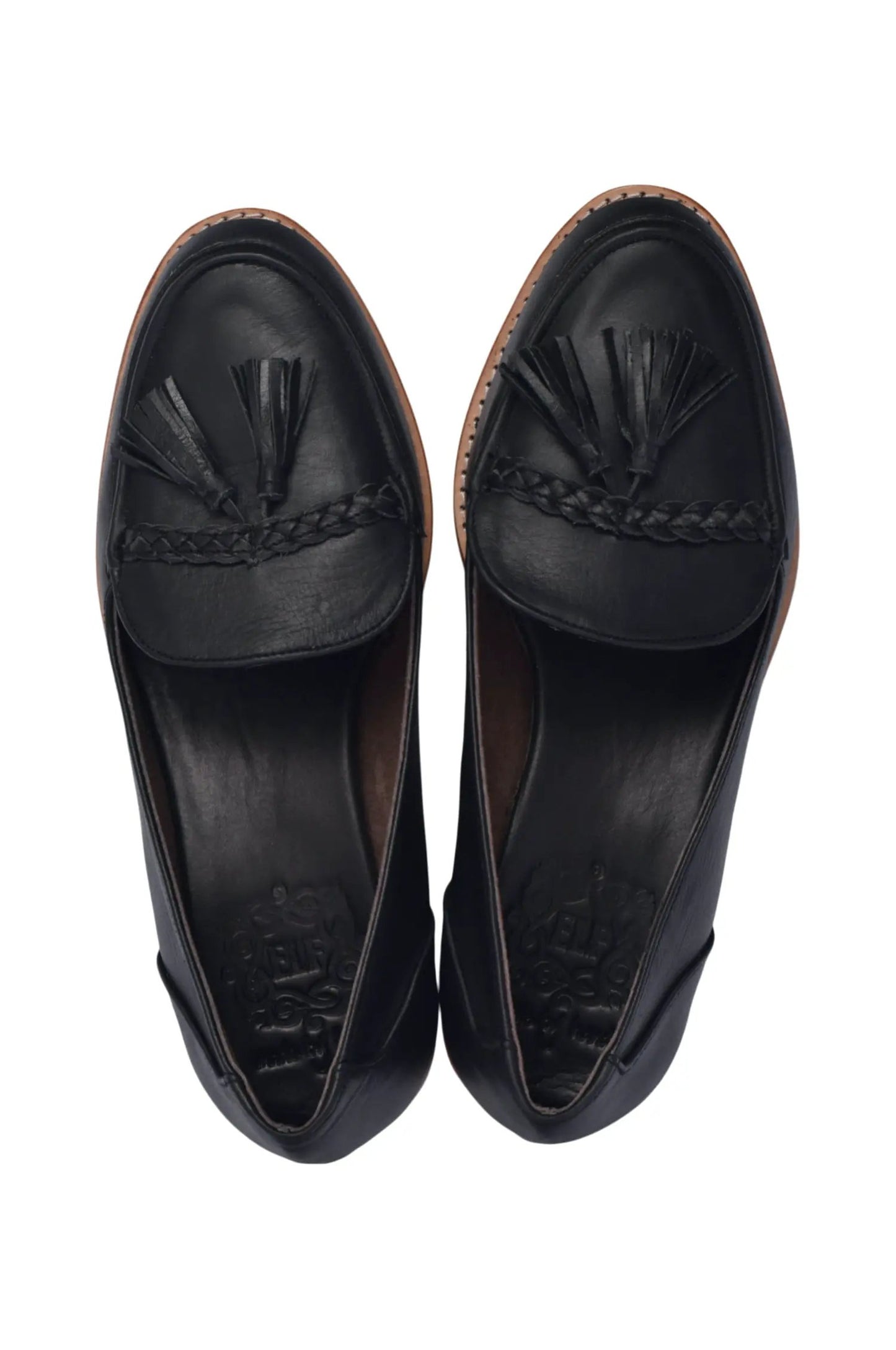 Brooklyn Leather Loafers with Tassel by ELF