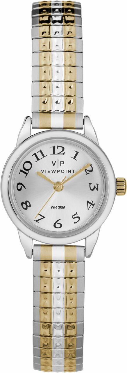 Viewpoint by Timex CC3D82700 Women's Two-Tone Stainless Steel Expansion Band Watch-0