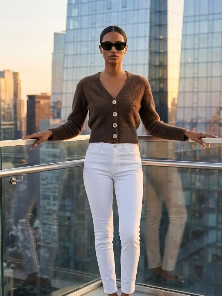 CENTRAL PARK Women's Knit Cardigan Prêt-à-Porter BYMANYC ® New York by BYMANYC ® New York