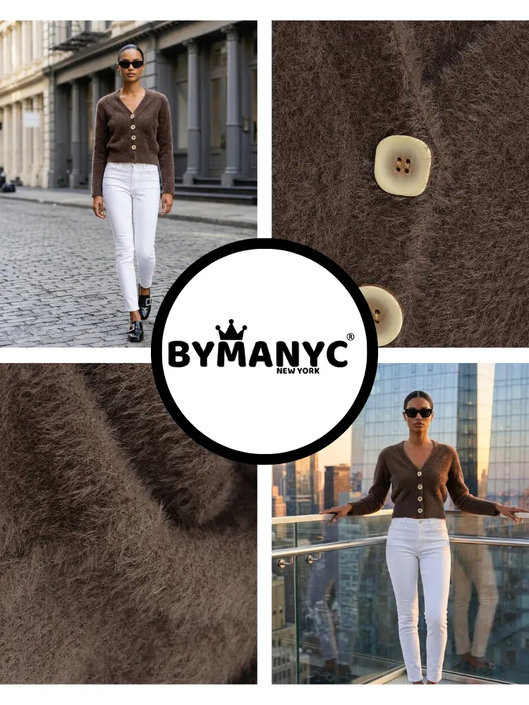 CENTRAL PARK Women's Knit Cardigan Prêt-à-Porter BYMANYC ® New York by BYMANYC ® New York