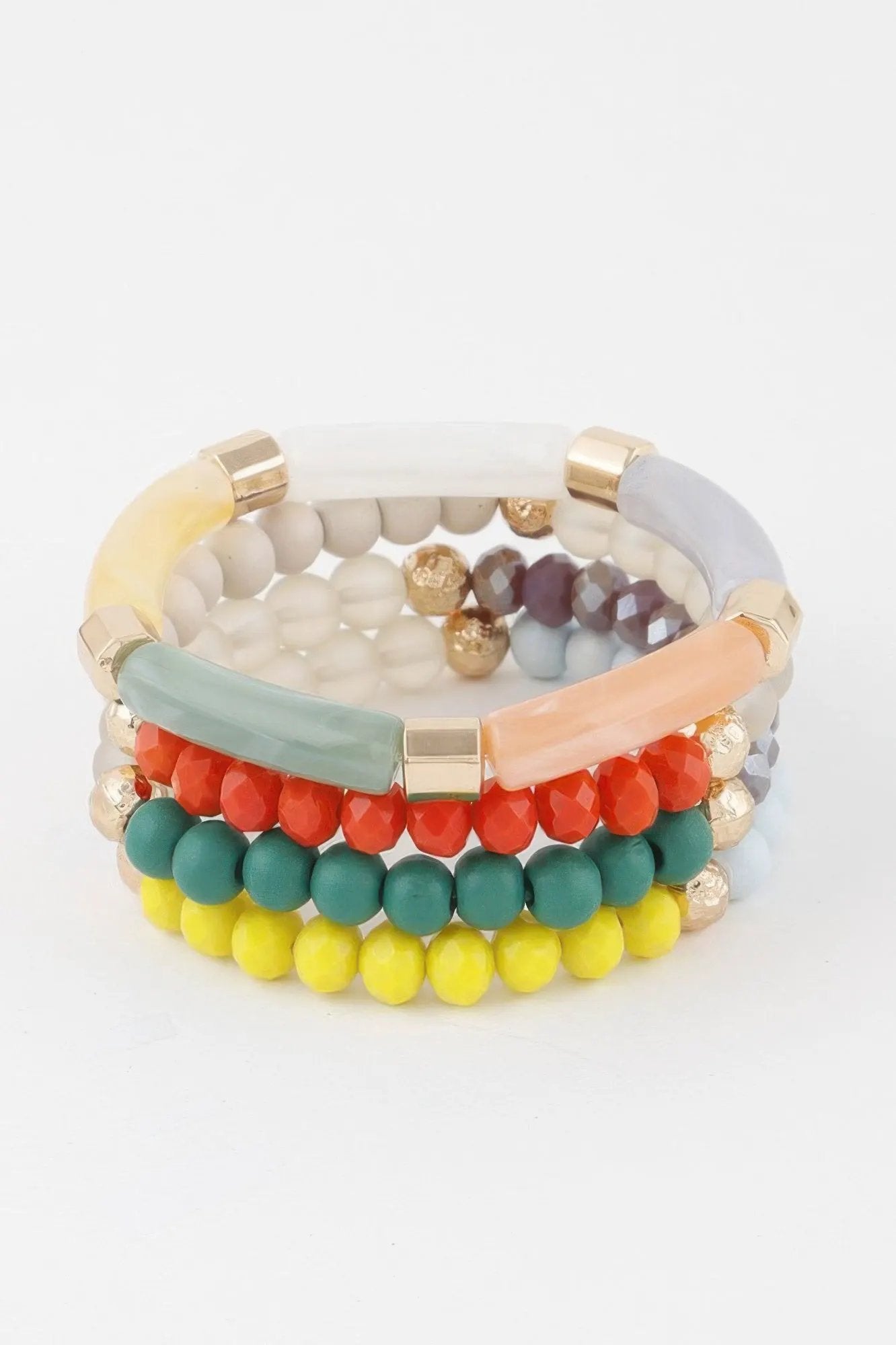 CONEY Multi Beaded Tube Bracelet - New Collection Los Angeles - BYMANYC ® New York by BYMANYC ® New York