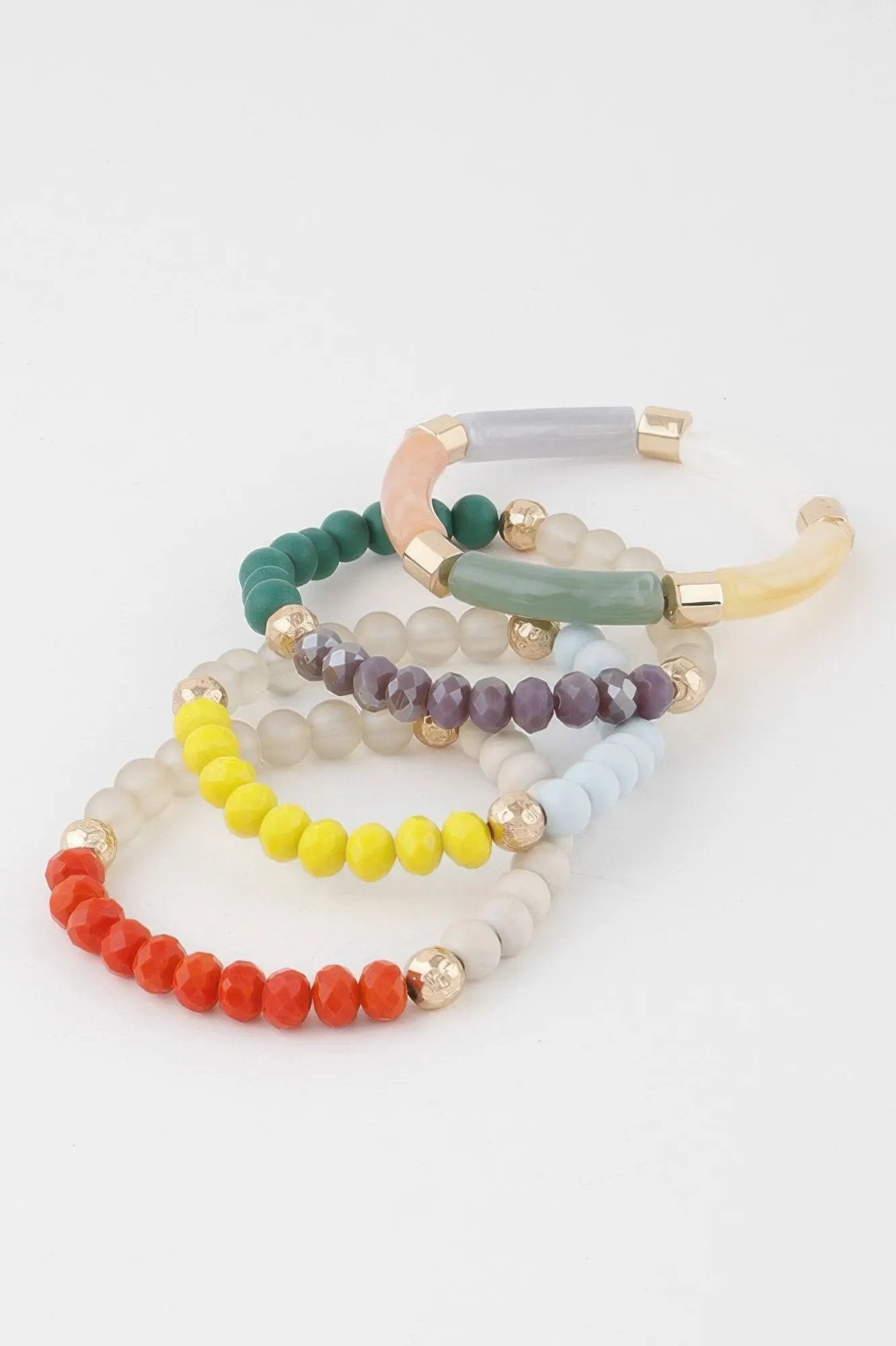 CONEY Multi Beaded Tube Bracelet - New Collection Los Angeles - BYMANYC ® New York by BYMANYC ® New York