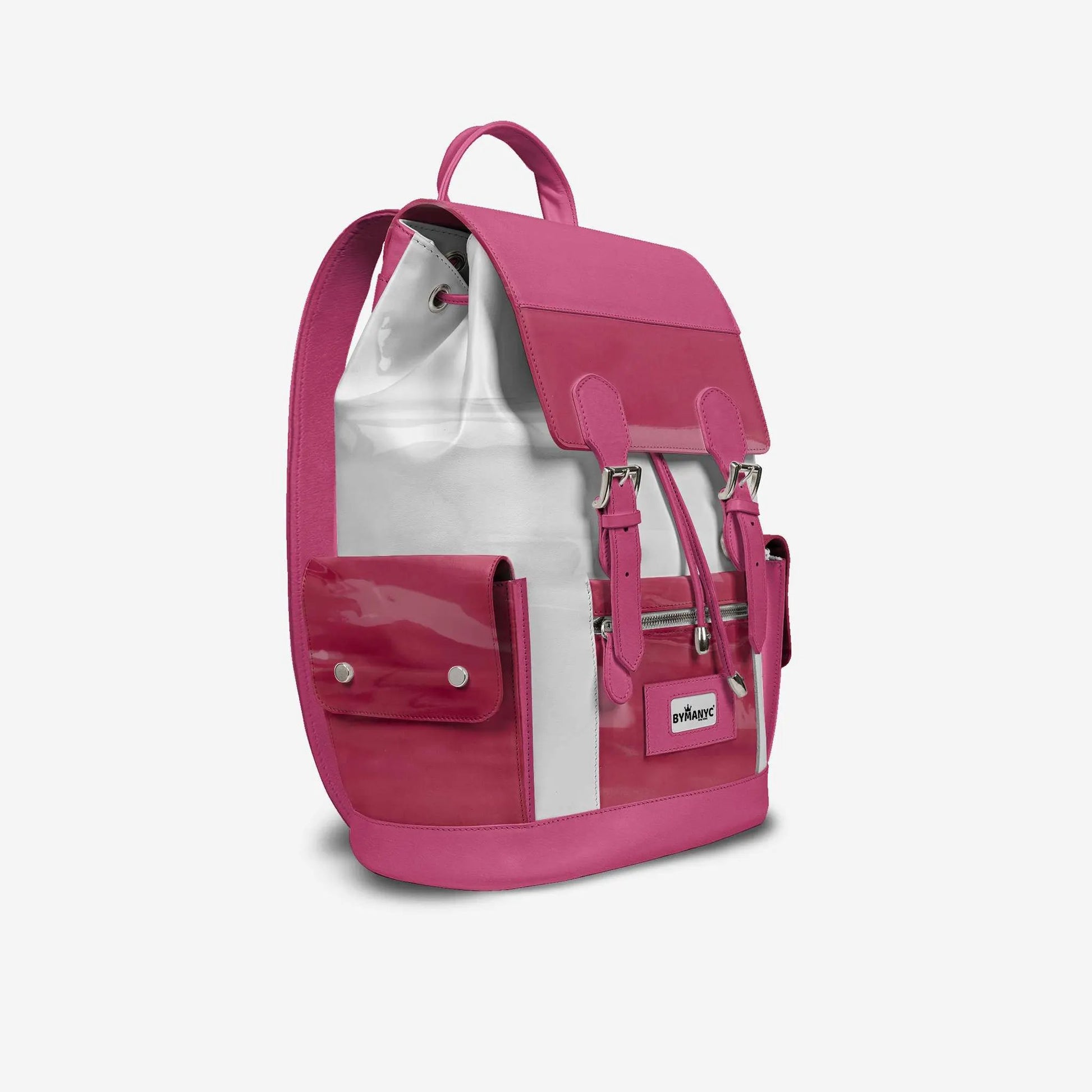 COUTURE Eco Backpack – Pink & White Edition | BYMANYC ® New York by BYMANYC ® New York