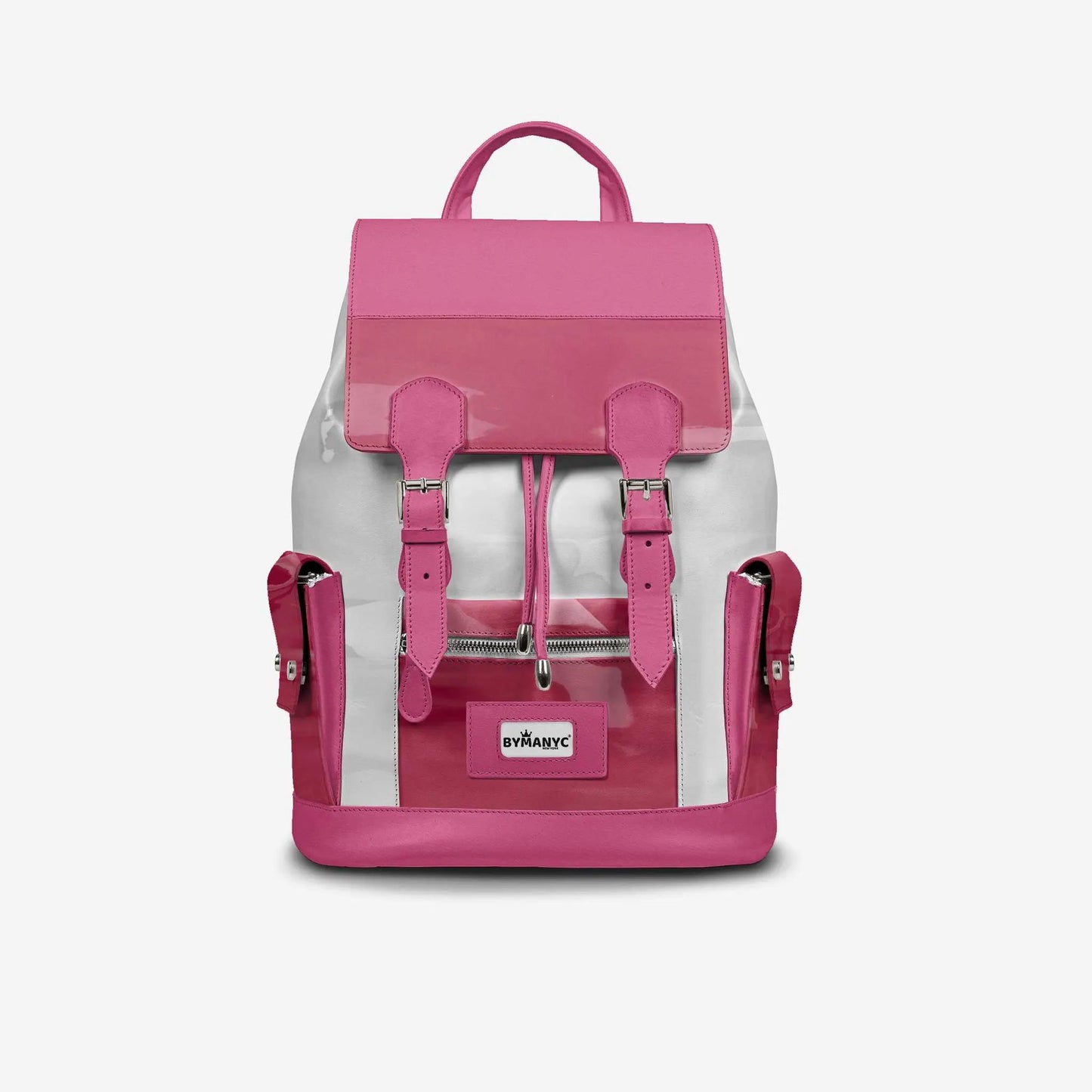 COUTURE Eco Backpack – Pink & White Edition | BYMANYC ® New York by BYMANYC ® New York