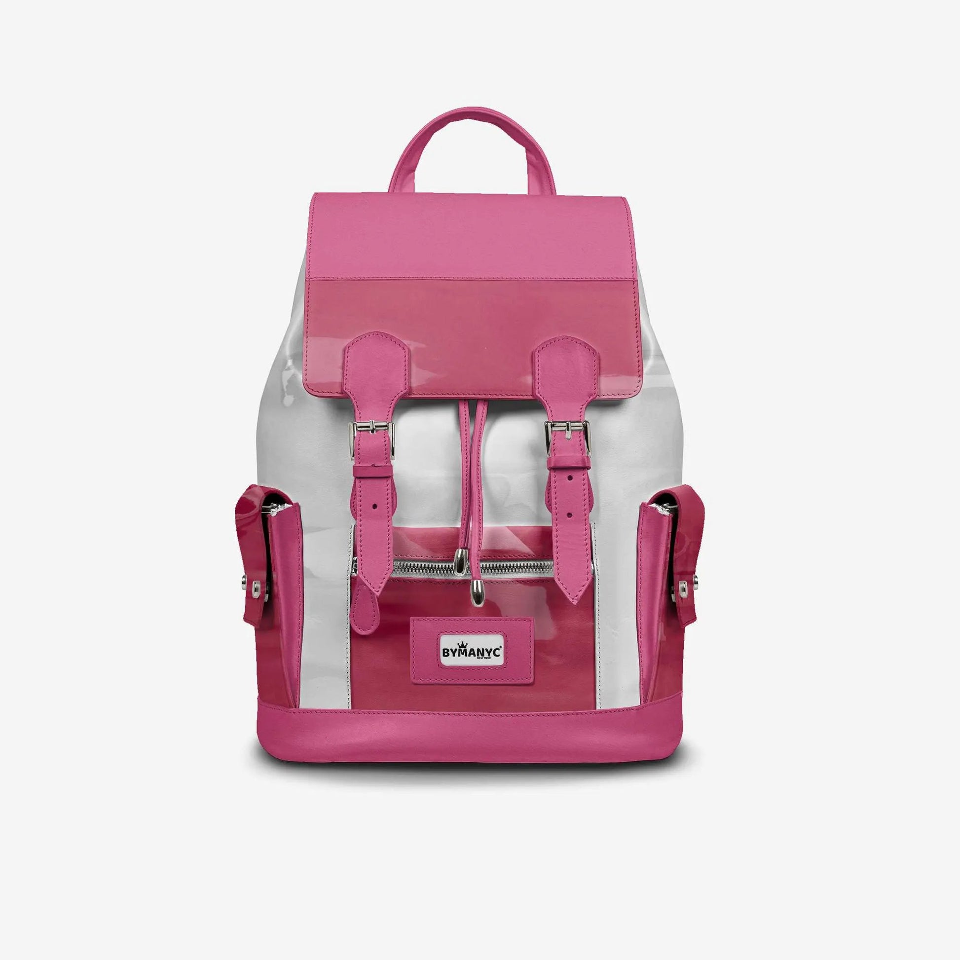 COUTURE Eco Backpack – Pink & White Edition | BYMANYC ® New York by BYMANYC ® New York
