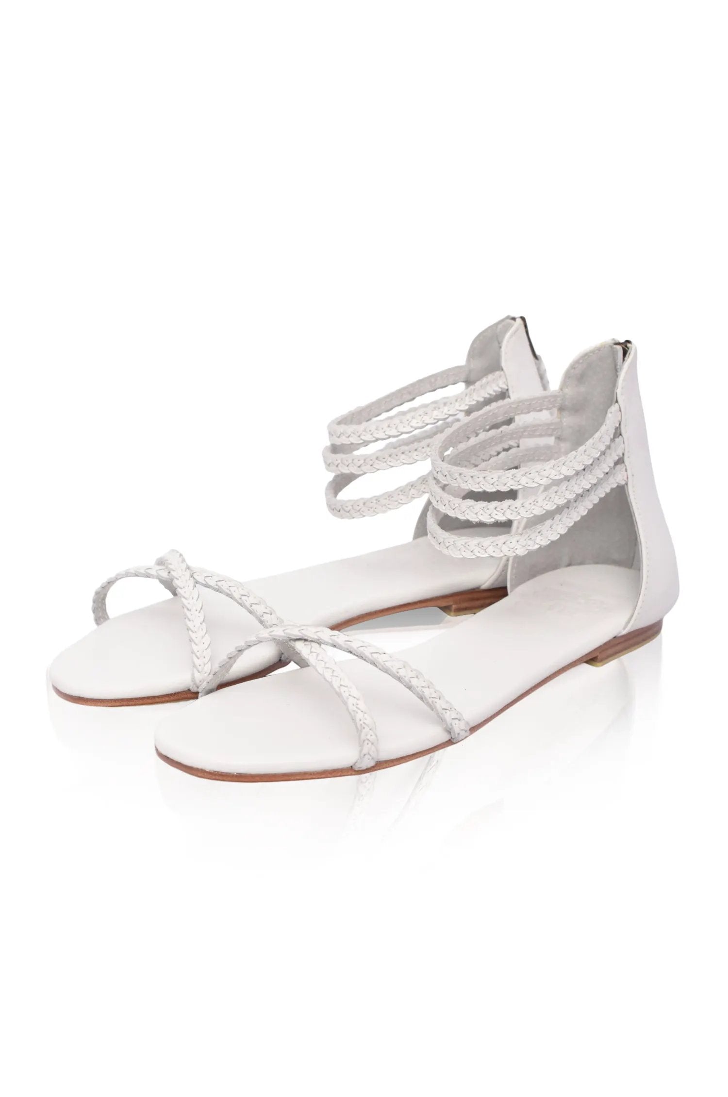 Calypso Thong Leather Sandals (Sz. 7 & 7.5) by ELF