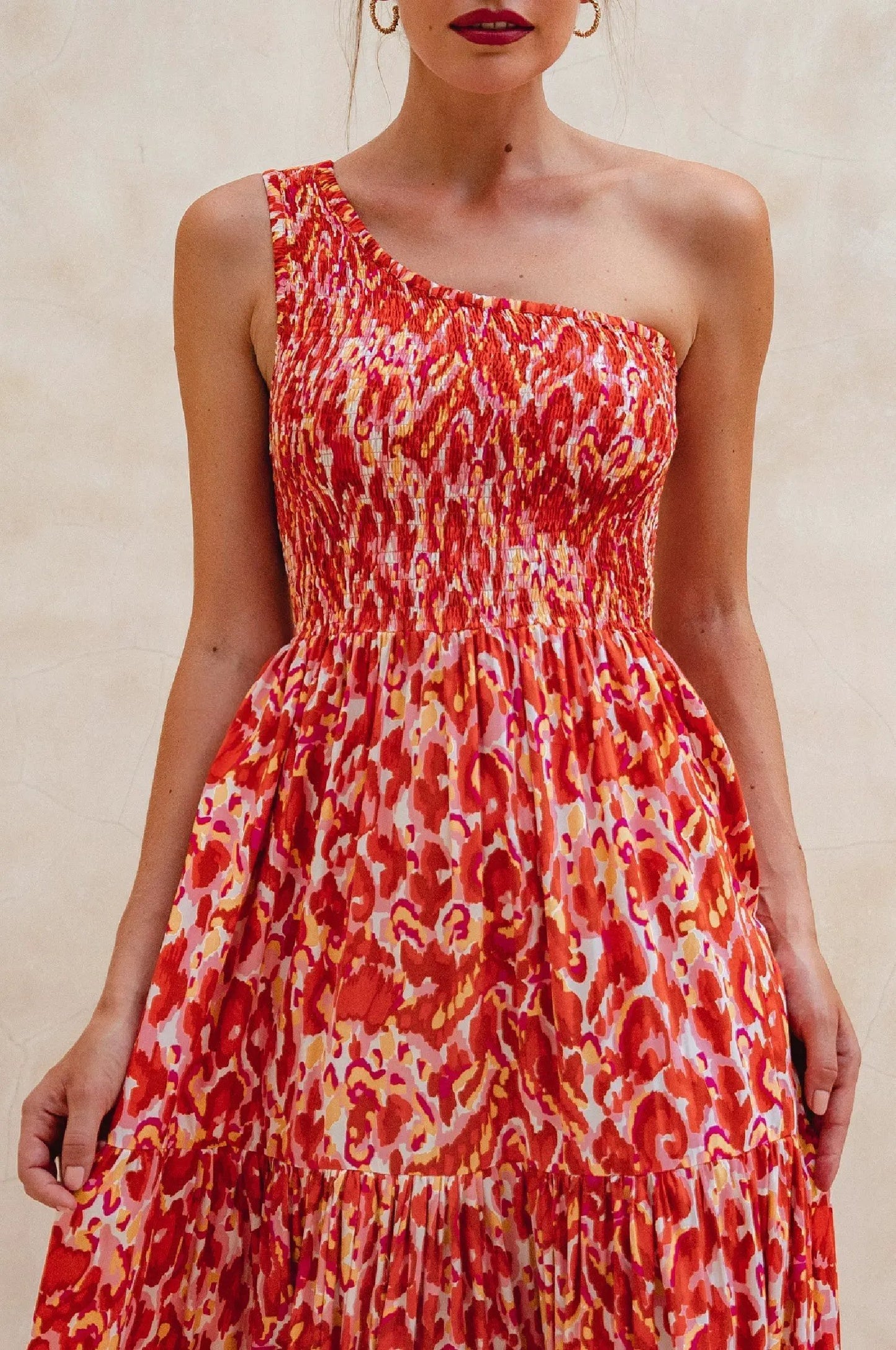 Cassandra One Shoulder Maxi Dress by Partner Label