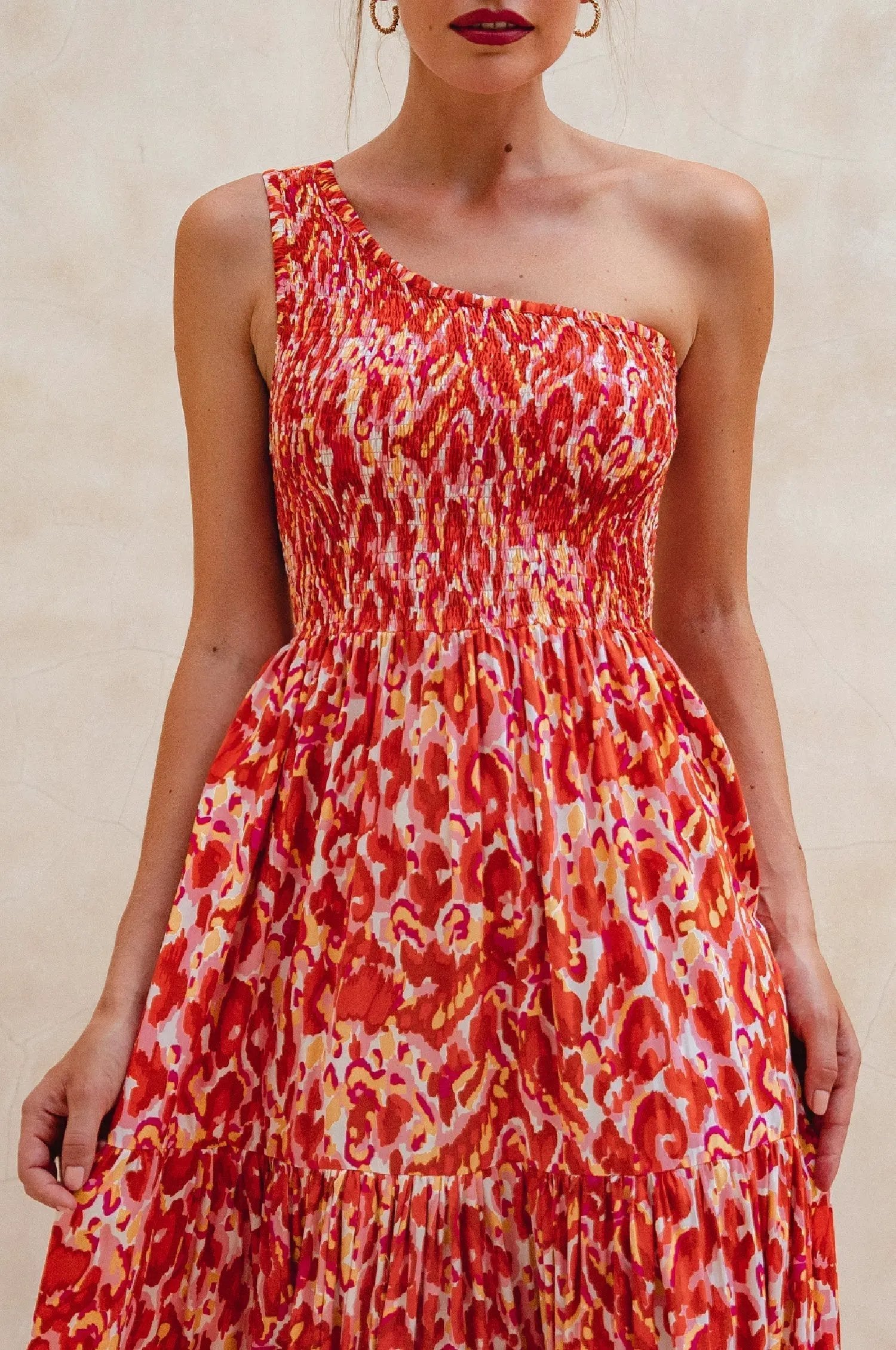 Cassandra One Shoulder Maxi Dress by Partner Label