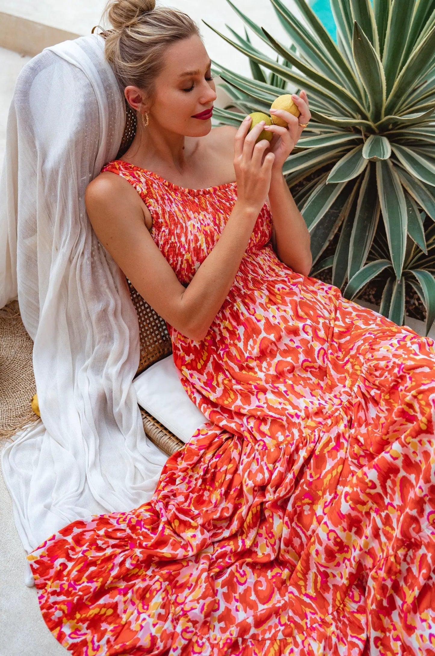 Cassandra One Shoulder Maxi Dress by Partner Label
