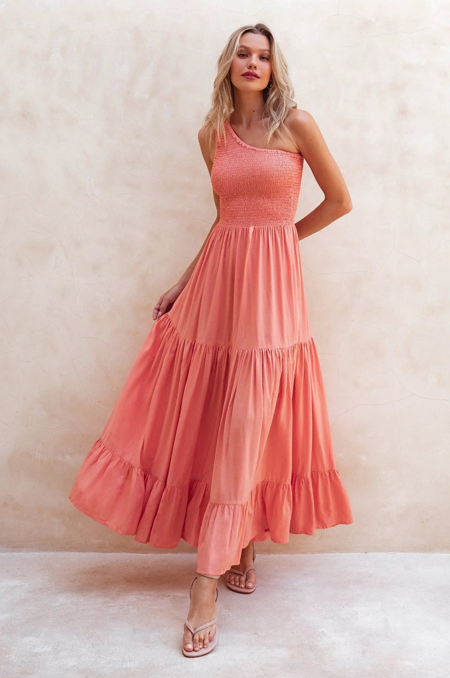 Cassandra One Shoulder Maxi Dress by Partner Label