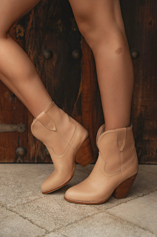 Charro Cowboy Leather Boots by ELF