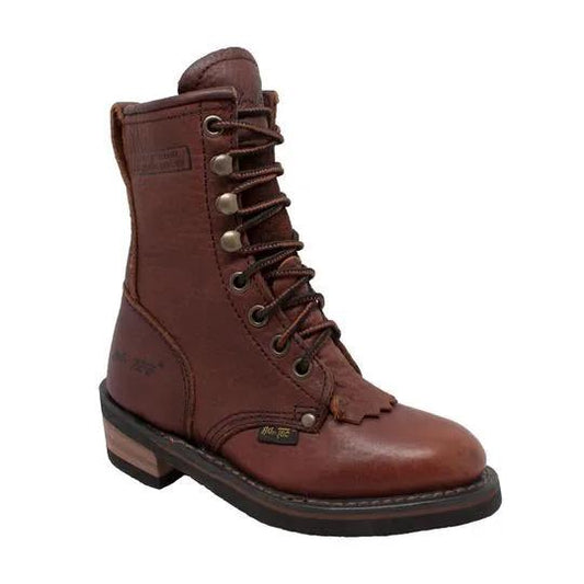 Children's Chestnut Packer Leather Boots by AdTec