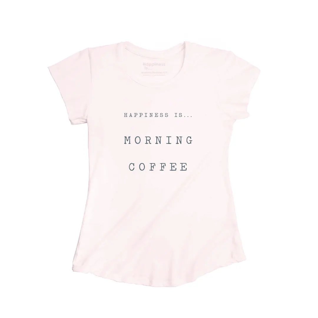 Women's Coffee Bamboo T-Shirt, Ballet Pink by Coffee