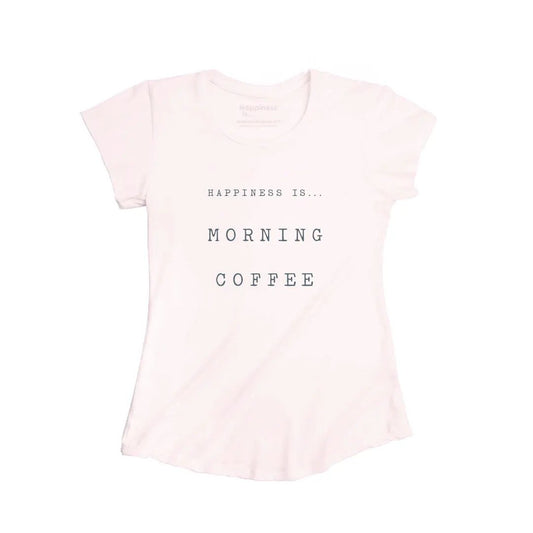 Women's Coffee Bamboo T-Shirt, Ballet Pink by Coffee