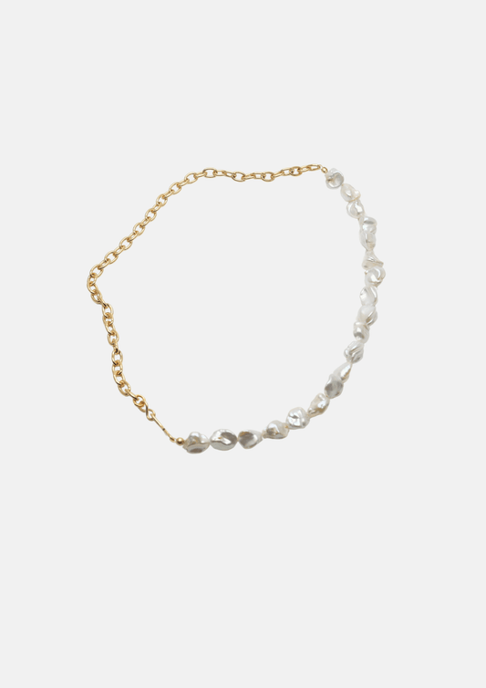 Collier bi-matière Ress-0