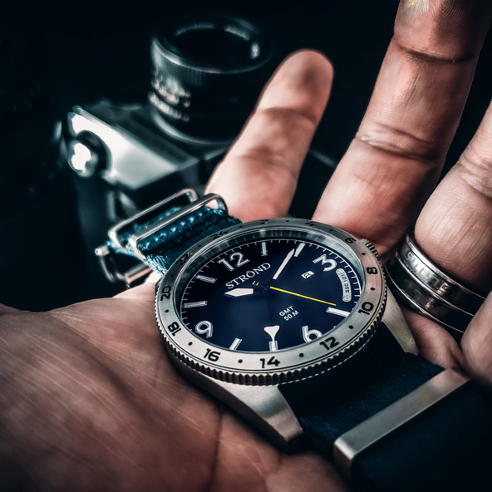 STROND SSC‑101 GMT Concorde Watch Blue Dial
