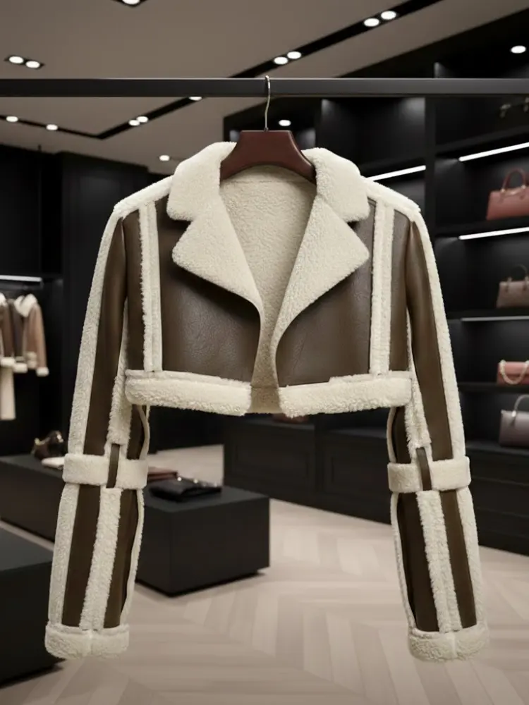 Contrast Shearling Aviator • ASPEN New Collection BYMANYC ® New York by BYMANYC ® New York