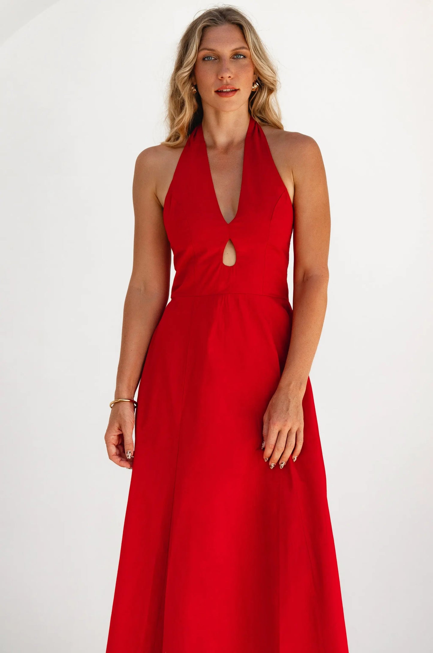 Costa Del Sol Halterneck Cotton Dress by ELF