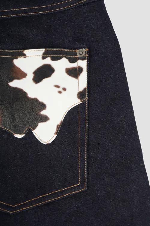 Cow Pocket Denim Jeans by Hideout