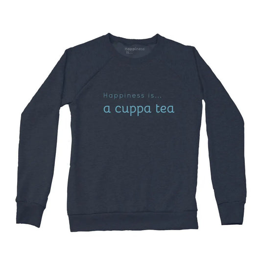 Women's Cuppa Tea Crew Sweatshirt, True Navy by Coffee