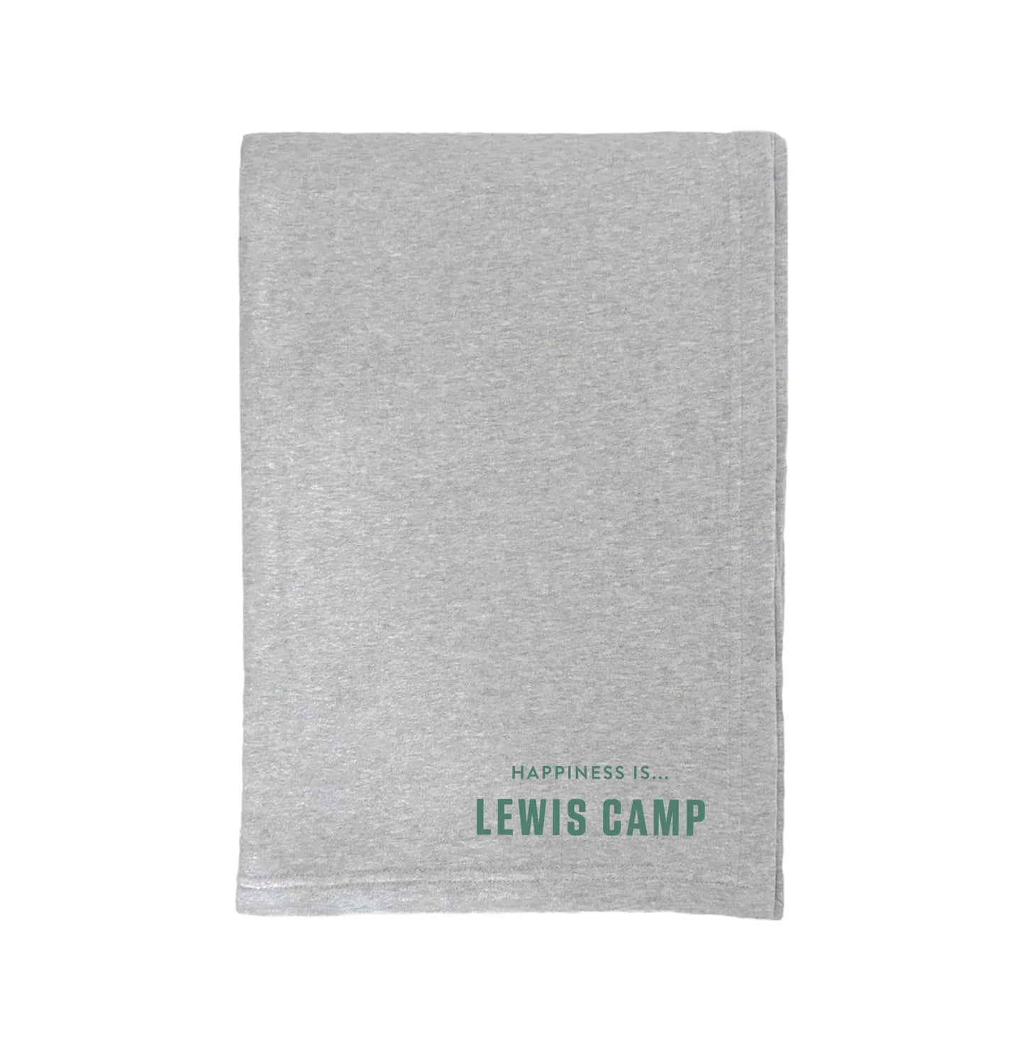 Custom Everywhere Throw Blanket, Heather Grey by Custom Collection