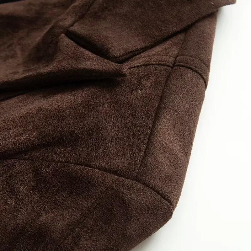 Women's Faux Suede Hourglass Blazer BYMANYC ® New York CONTEMPORARY VIBRANT MODERN FASHION - New Collection by BYMANYC ® New York