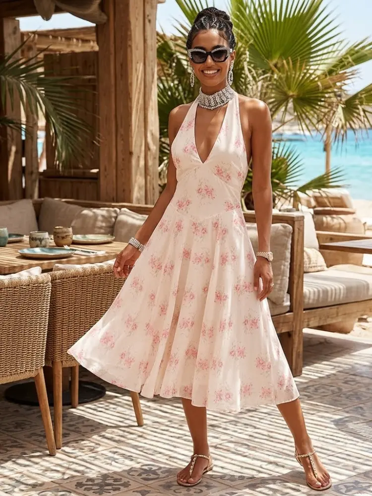 Dress for Women Summer CHAMONIX New Collection FRANCE BYMANYC ® New York by BYMANYC ® New York