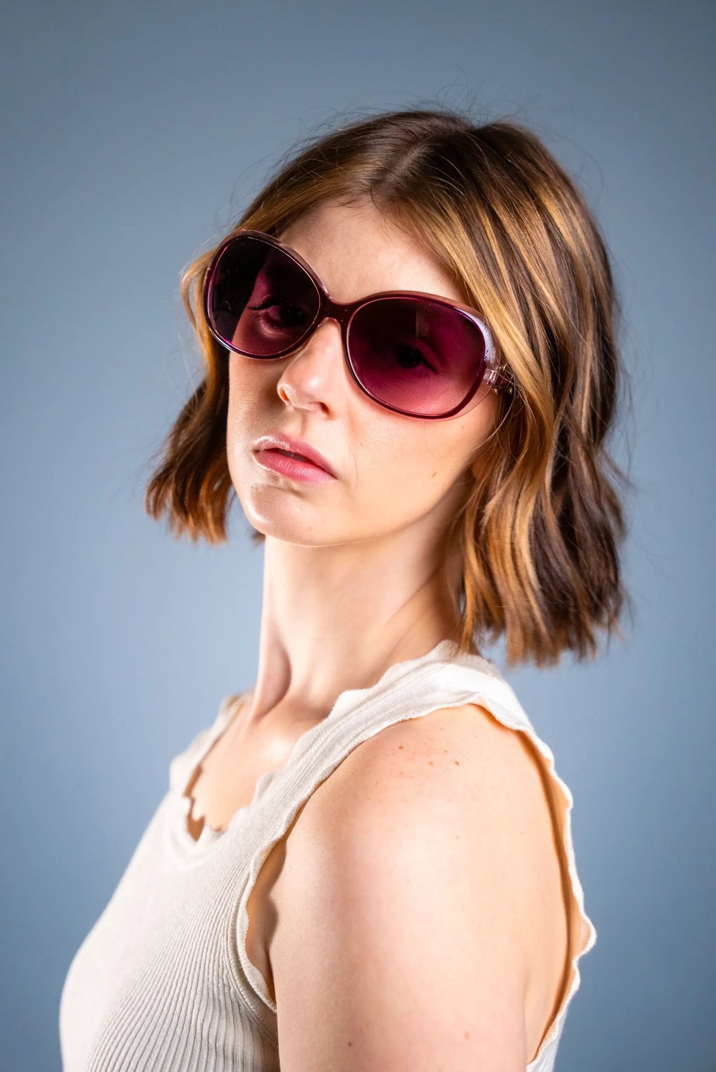 LADYBOSS SUNGLASSES - SPECTACLES (Violet) by LADYBOSS GLASSES™