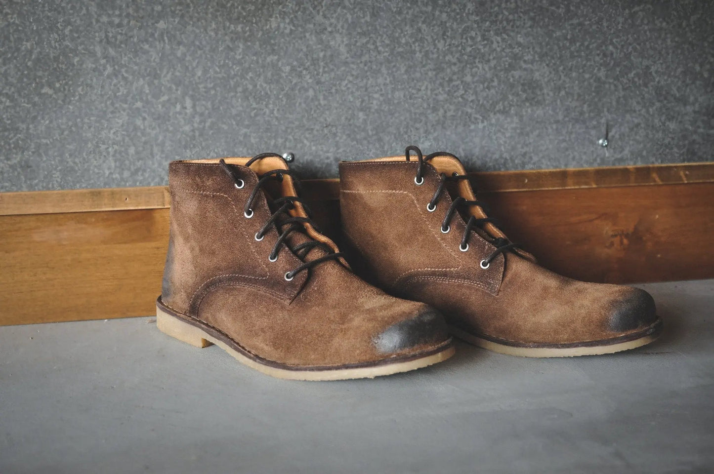 The Grover | Burnished Tobacco Suede by Hound &amp; Hammer