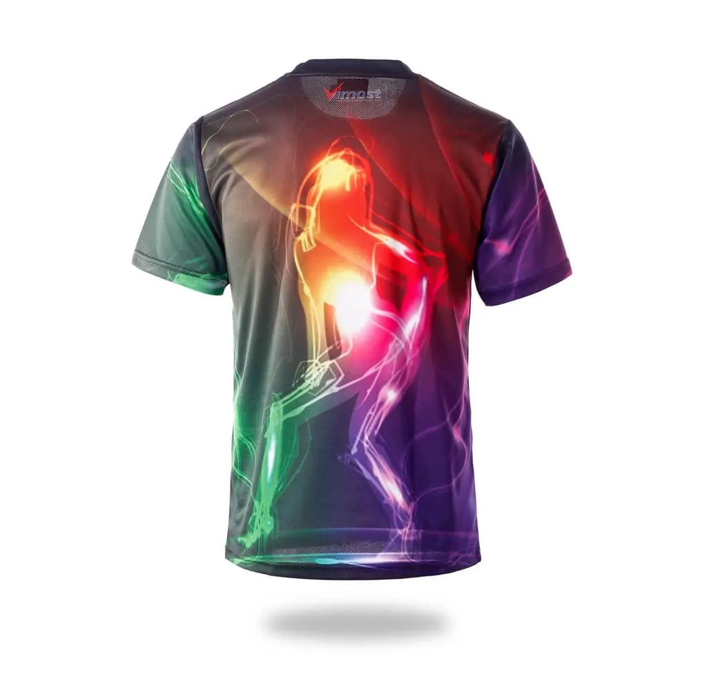 Neon Dance Girl Sublimation T-Shirt by Vimost Sportswear