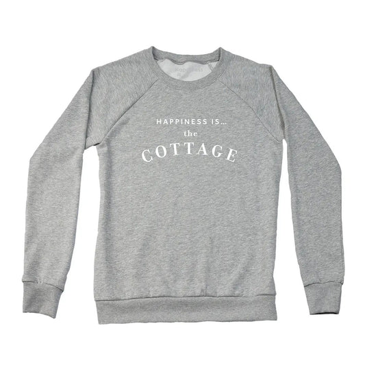 Women's Cottage Crew Sweatshirt, Heather Grey by Cottage Collection