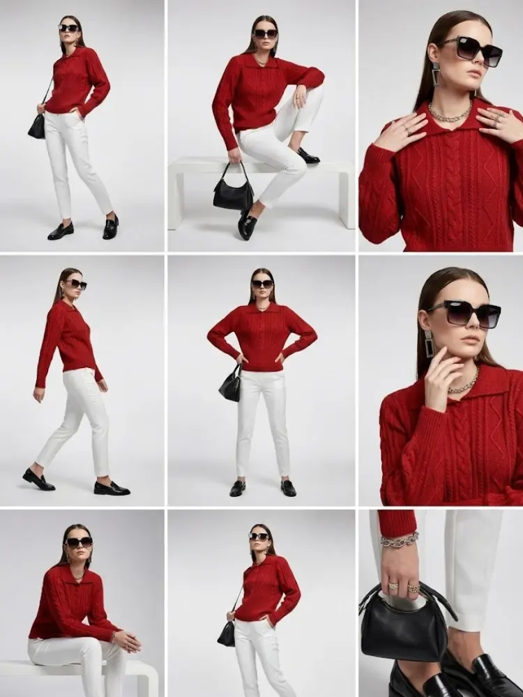 Women's Knit Sweater UPTOWN NYFW New Colecction BYMANYC ® New York by BYMANYC ® New York