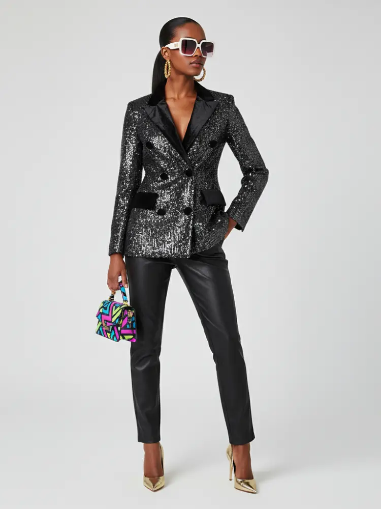 Double-Breasted Blazer Jacket WEST VILLAGE BYMANYC ® New York by BYMANYC ® New York