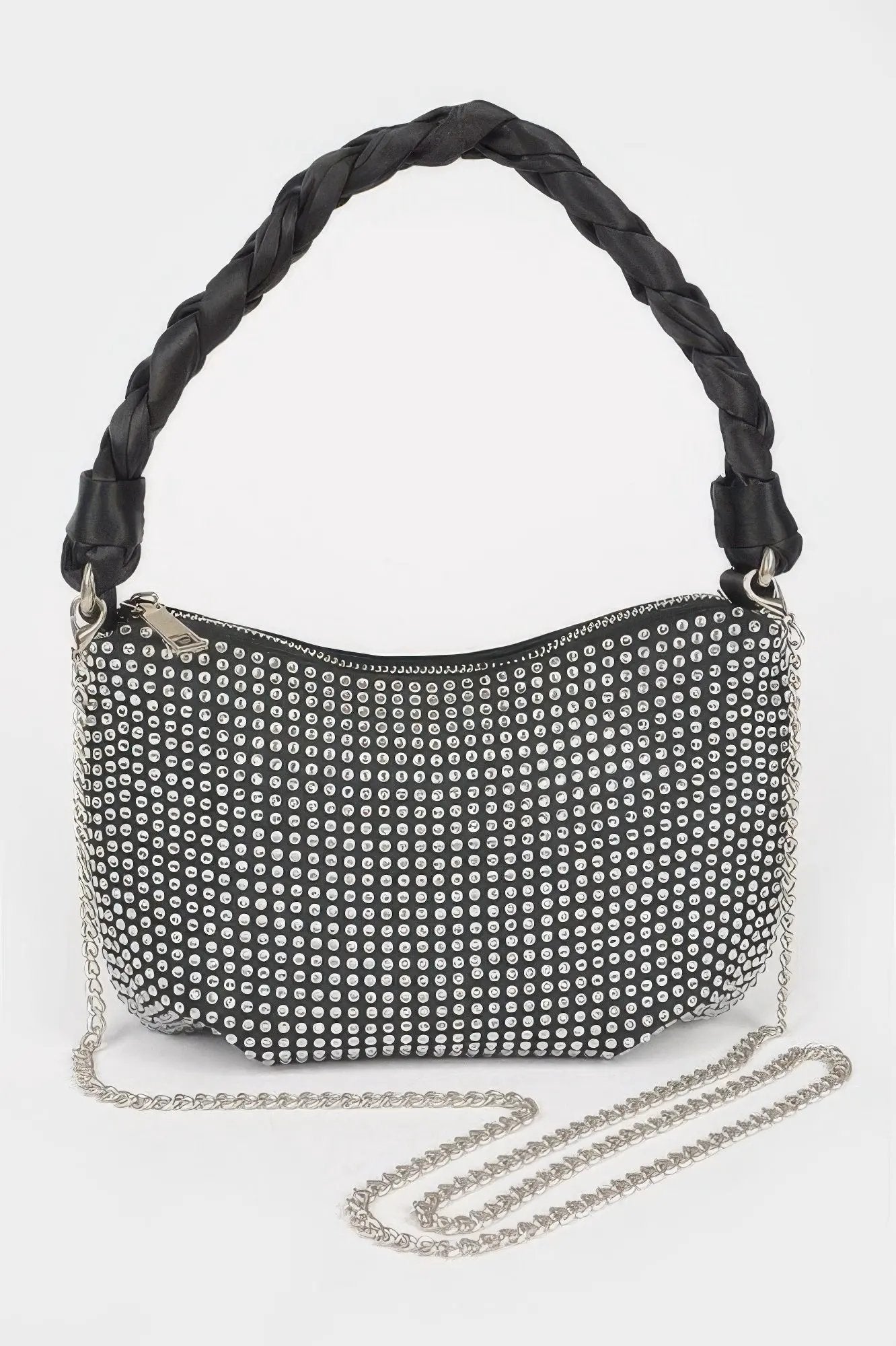 ELEGANT BAG CHELSEA Hot Fix Stone Twisted Hobo – BYMANYC ® New York by BYMANYC ® New York