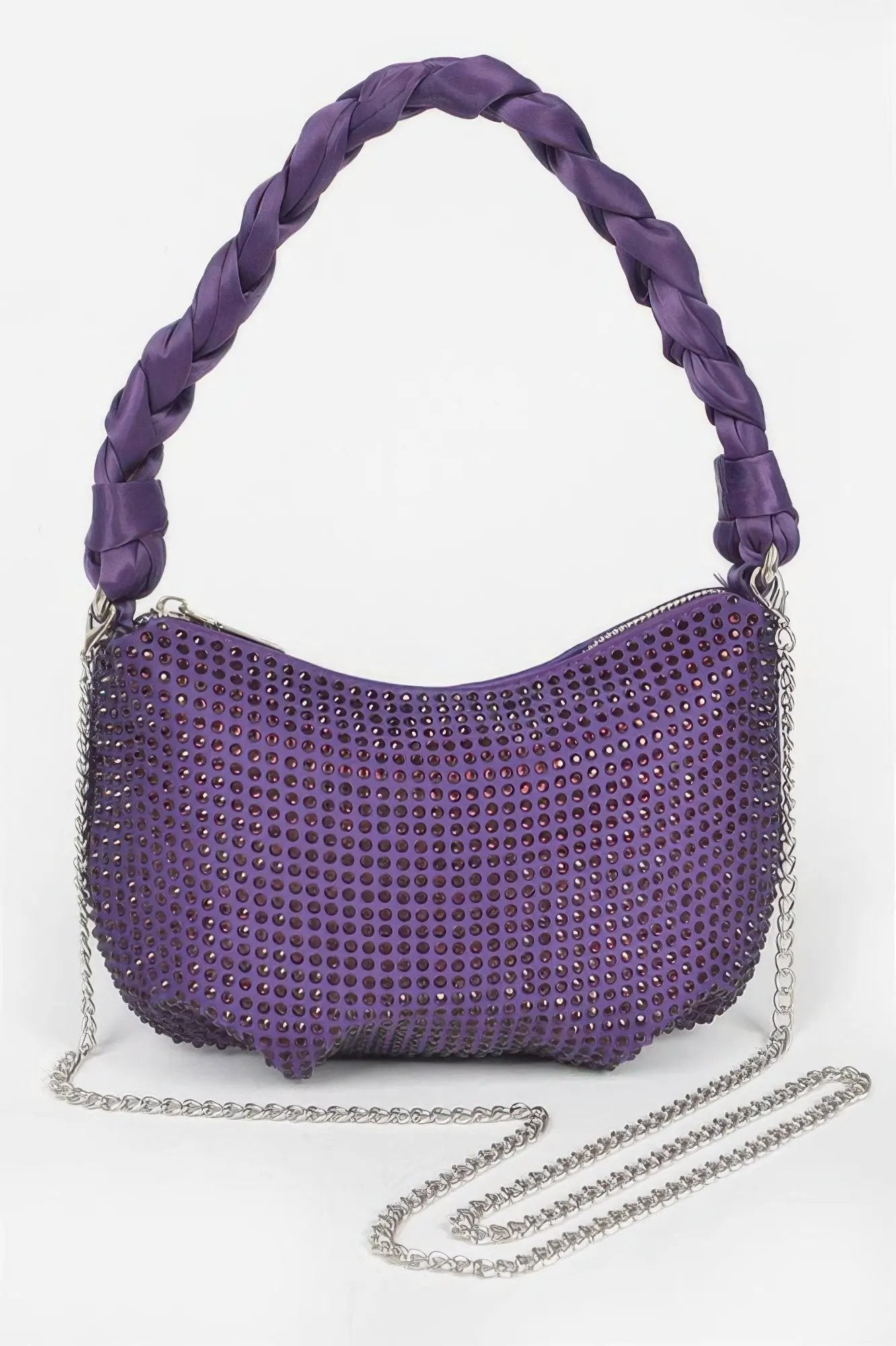 ELEGANT BAG CHELSEA Hot Fix Stone Twisted Hobo – BYMANYC ® New York by BYMANYC ® New York
