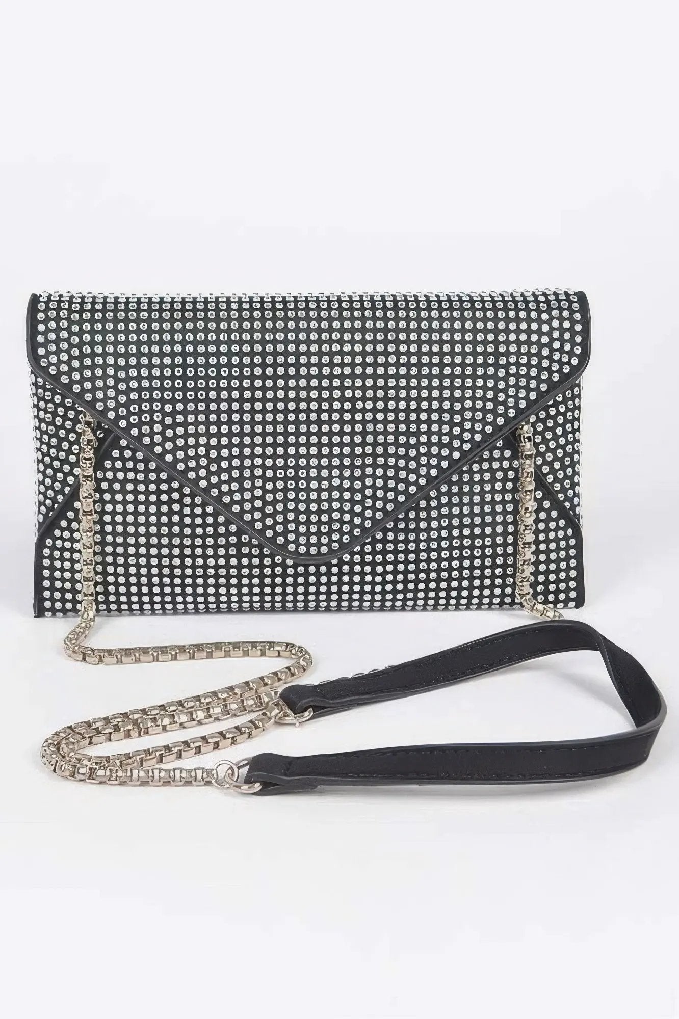 ELEGANT BAG HUDSON Hot Fix Rhinestones Envelope Clutch – BYMANYC ® New York by BYMANYC ® New York