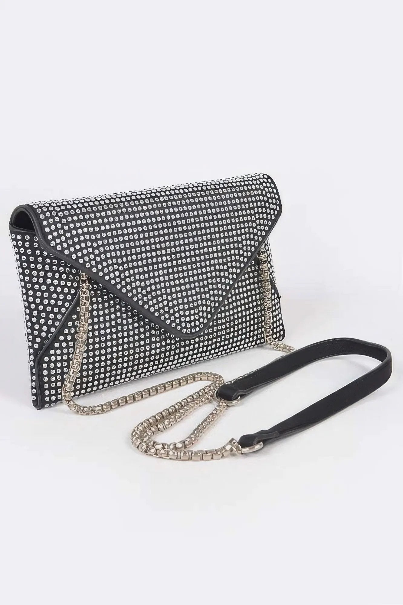 ELEGANT BAG HUDSON Hot Fix Rhinestones Envelope Clutch – BYMANYC ® New York by BYMANYC ® New York