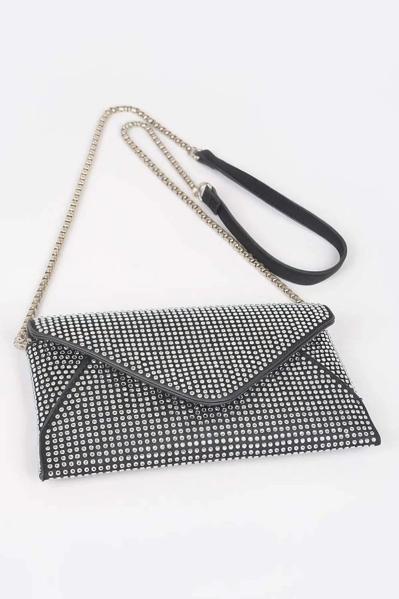 ELEGANT BAG HUDSON Hot Fix Rhinestones Envelope Clutch – BYMANYC ® New York by BYMANYC ® New York
