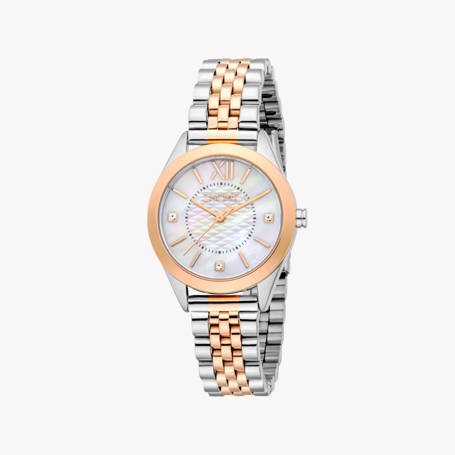 Esprit Women's Silver & Rose Gold Watch | Es1l434m1075 by ESPRIT