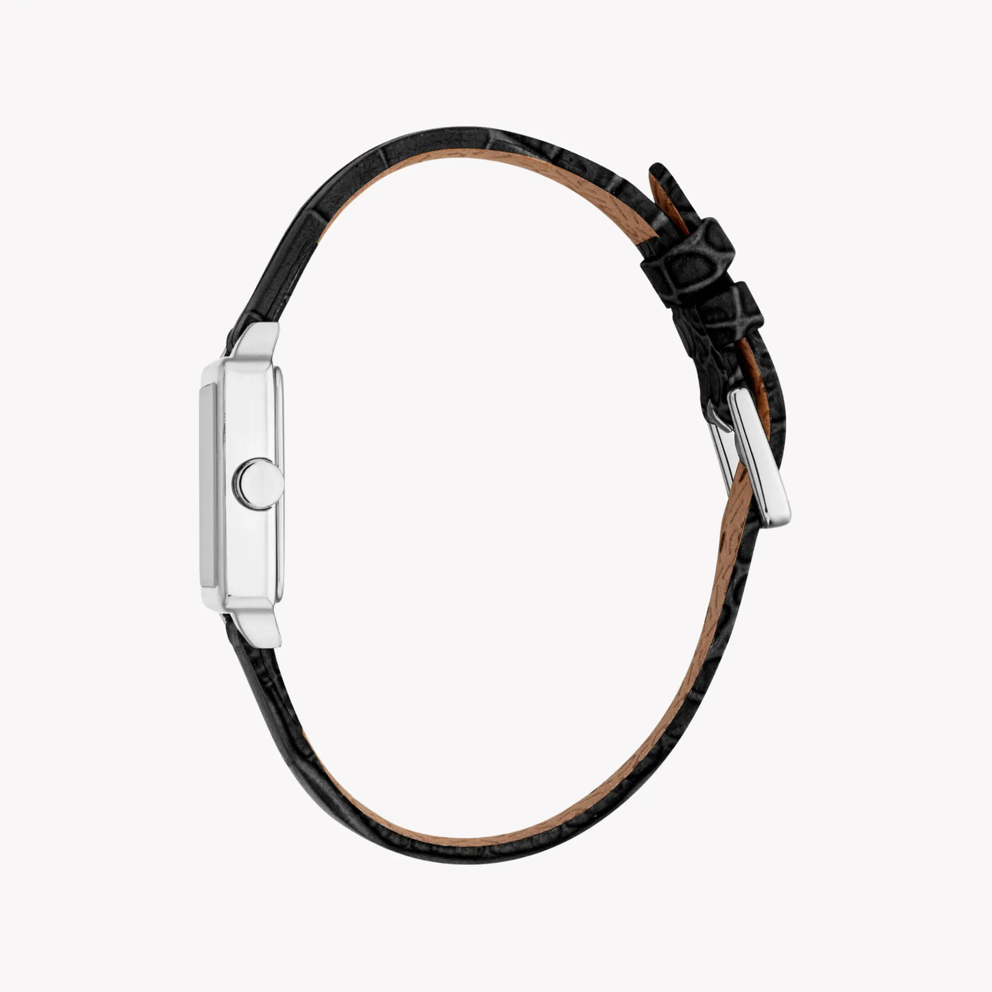 Esprit Women's Stainless/Leather, Silver/Black | Es1l511l0015 by ESPRIT